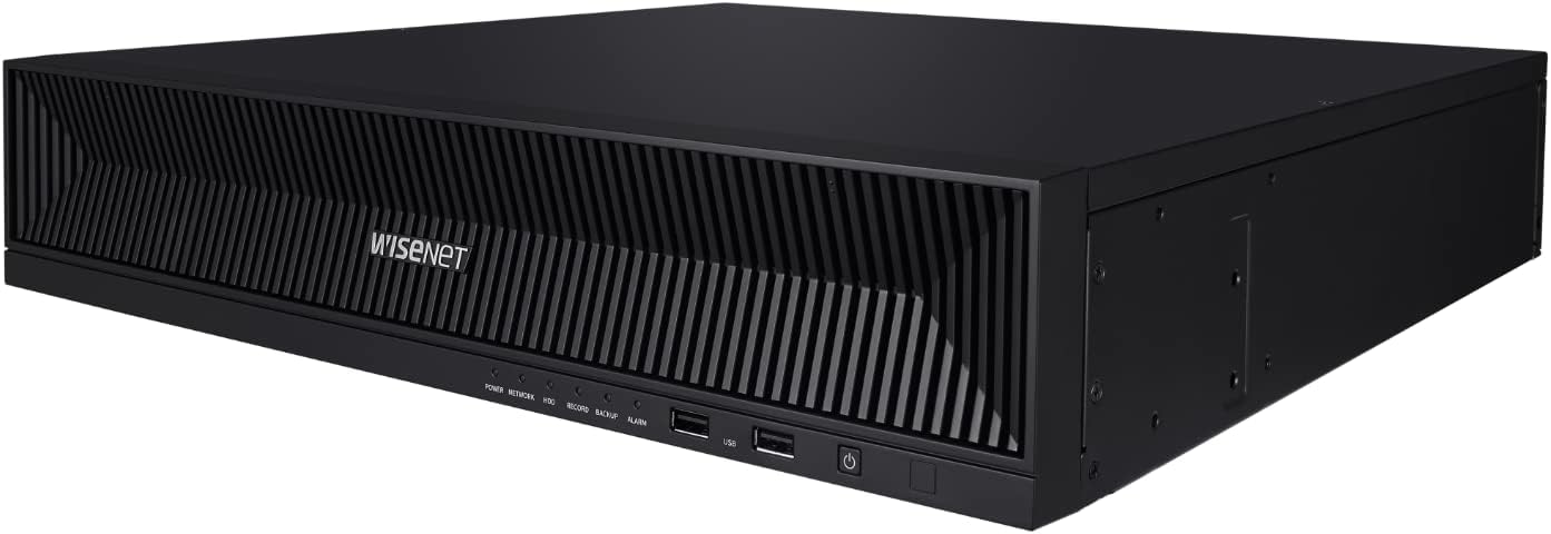 Hanwha XRN-1620SB1 16CH Network Video Recorder, Up to 16CH 32MP supported, HDMI out, 140Mbps 16PoE NVR