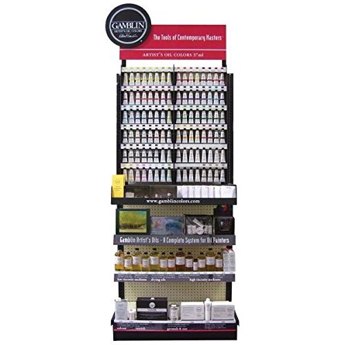 Artists' Grade Oil Paint Full Assortment Display