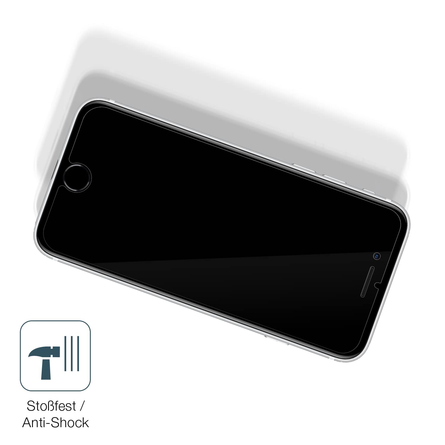 2x Pellicola per Apple iPhone SE 2 Protettiva Protezione Flessibile 9H dipos