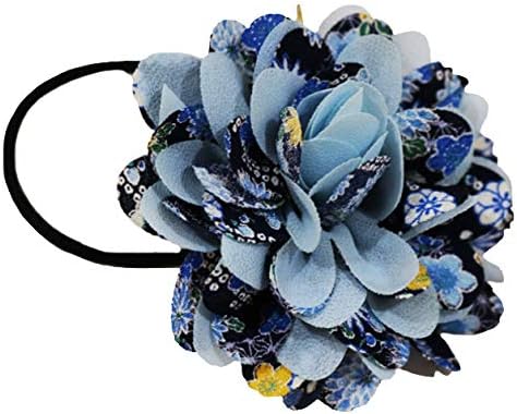 ココラック Cocoluck ヘアゴム ダリア 花 フリル ちりめん シフォン 髪留め ゴム フラワー 髪 ヘアアクセサリー 和柄 和雑貨 バレッタ クリップ 通販 Amazon