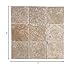 Noce 4x4 Tumbled Travertine Floor Backsplash 9 Piece Pack Brown