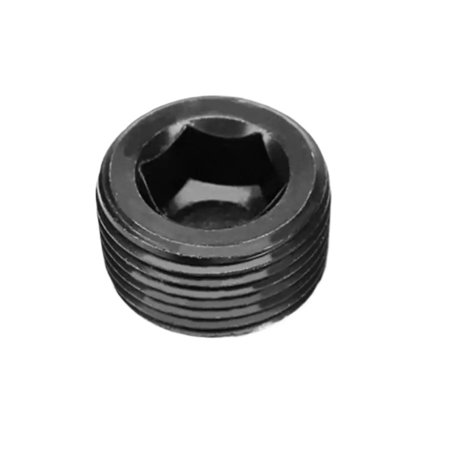 Epaknhgd Men's M18x1.5 2Pcs 1Pc Carbon Steel Countersunk Hex Socket End Plug Cap Hydraulic