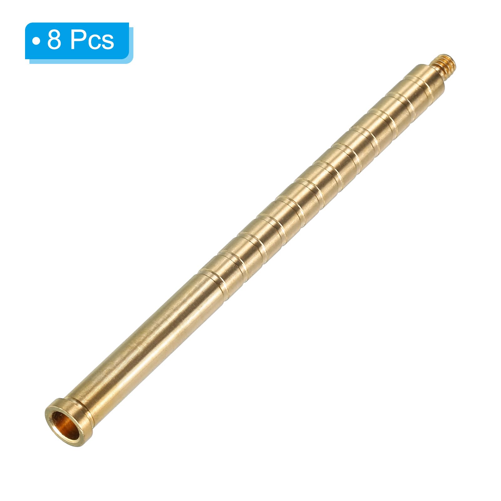PATIKIL 300 Grain Archery Arrow Brass Insert, 8 Packs Insert Screw Copper Brass Arrow for .244/6.2mm Carbon Arrows - Image 3