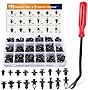 GOOACC 190 Pcs Car Retainer Clips & Fastener Remover - 18 Most Popular Sizes & Applications Auto Push Pin Rivets Set -Door Trim Panel Clips for Toyota, Honda, Nissan, Mazda - Bonus Fastener Remover