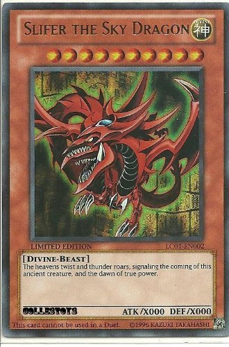 遊戯王 SLIFER THE SKY DRAGON Amazon.com: Yu-Gi-Oh! - Slifer the Sky Dragon LC01-EN002