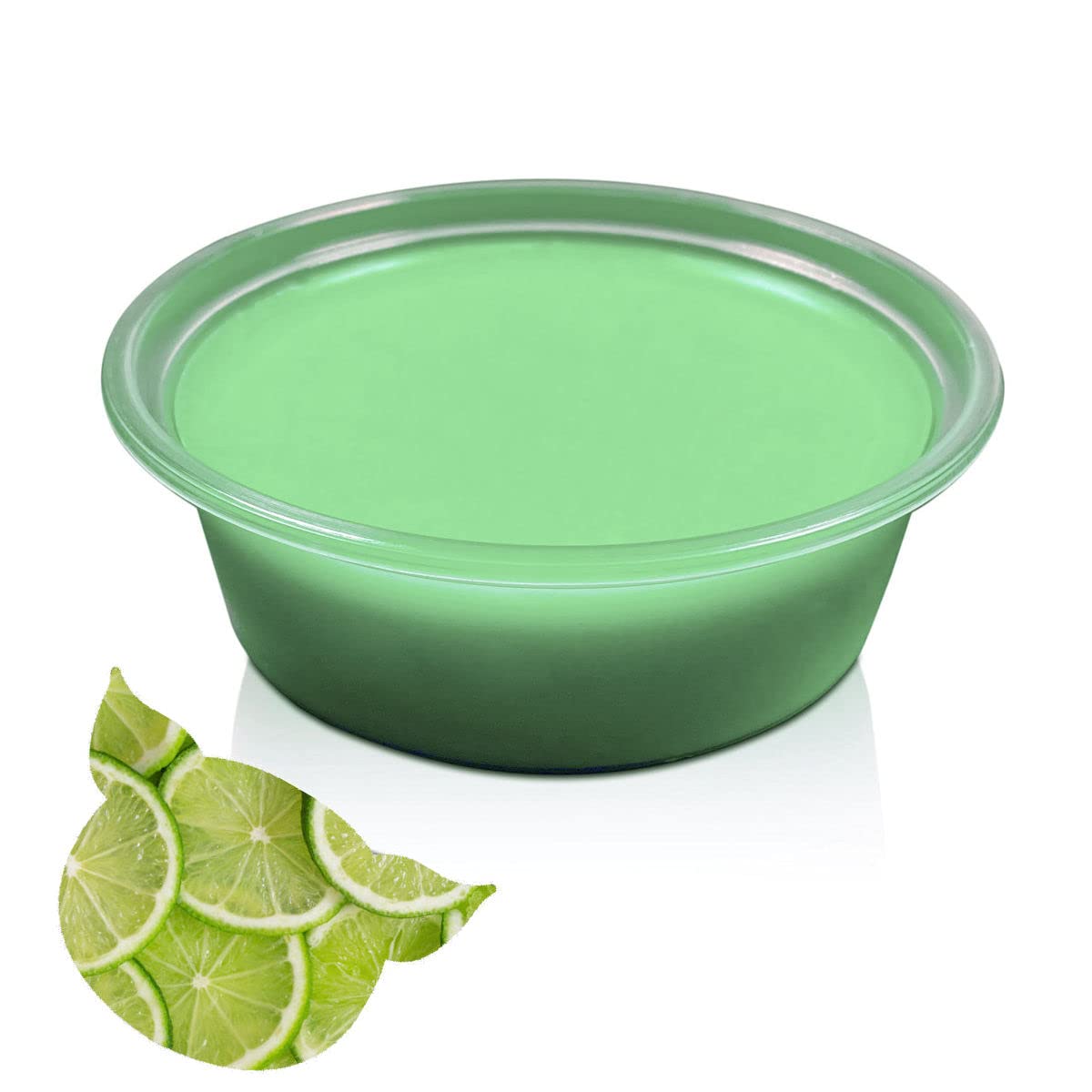 Stinky Pig Medium Wax Melt Pot - Snap Tart Handcrafted Soy Wax Vegan Long Lasting Highly Scented Handmade Wax Melts (Lime)