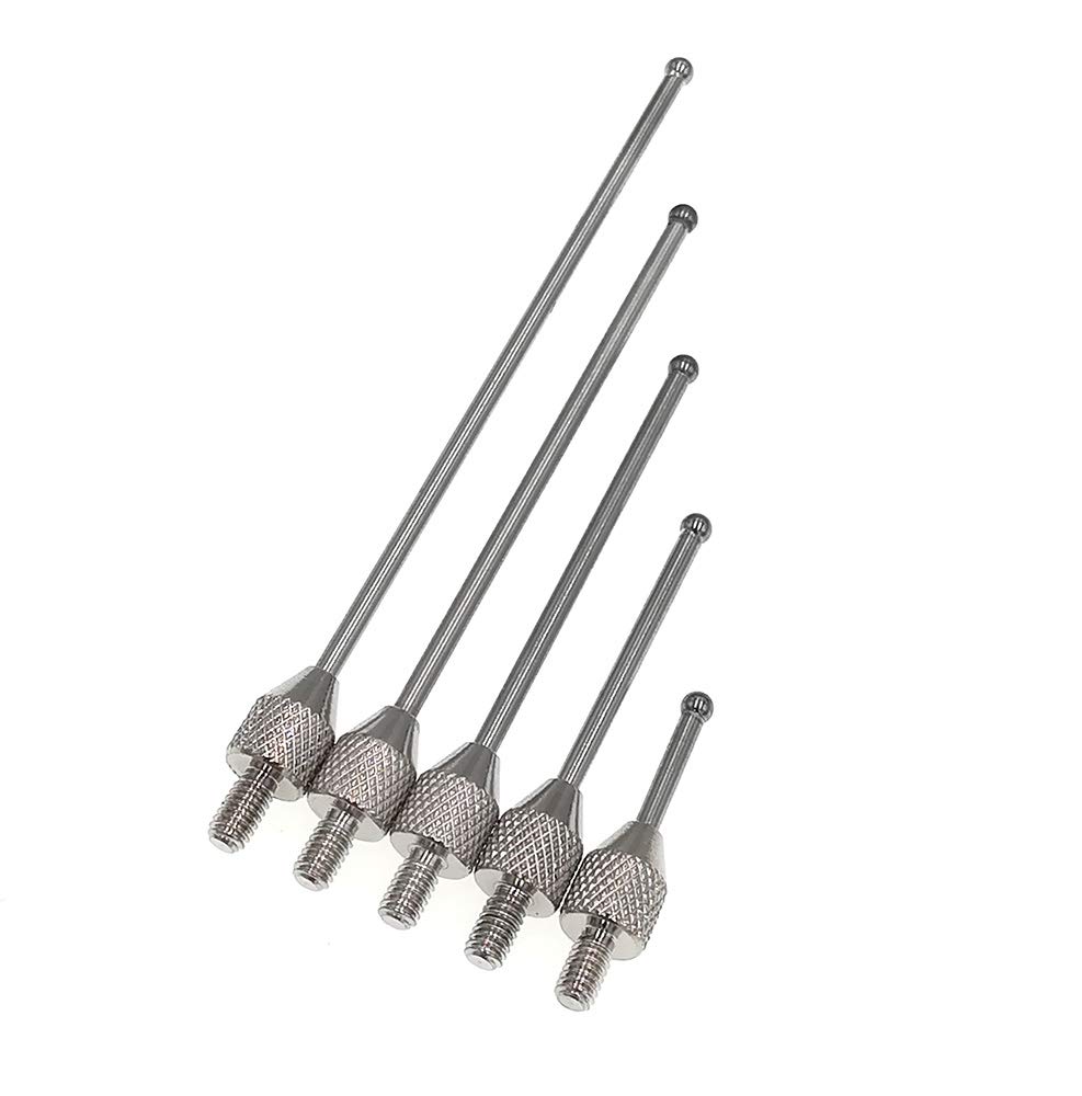 SUXING Punto de contacto de bola de carburo para indicador de esfera Bola de carburo de 2 mm de diámetro Rosca M2.5 (A SET)