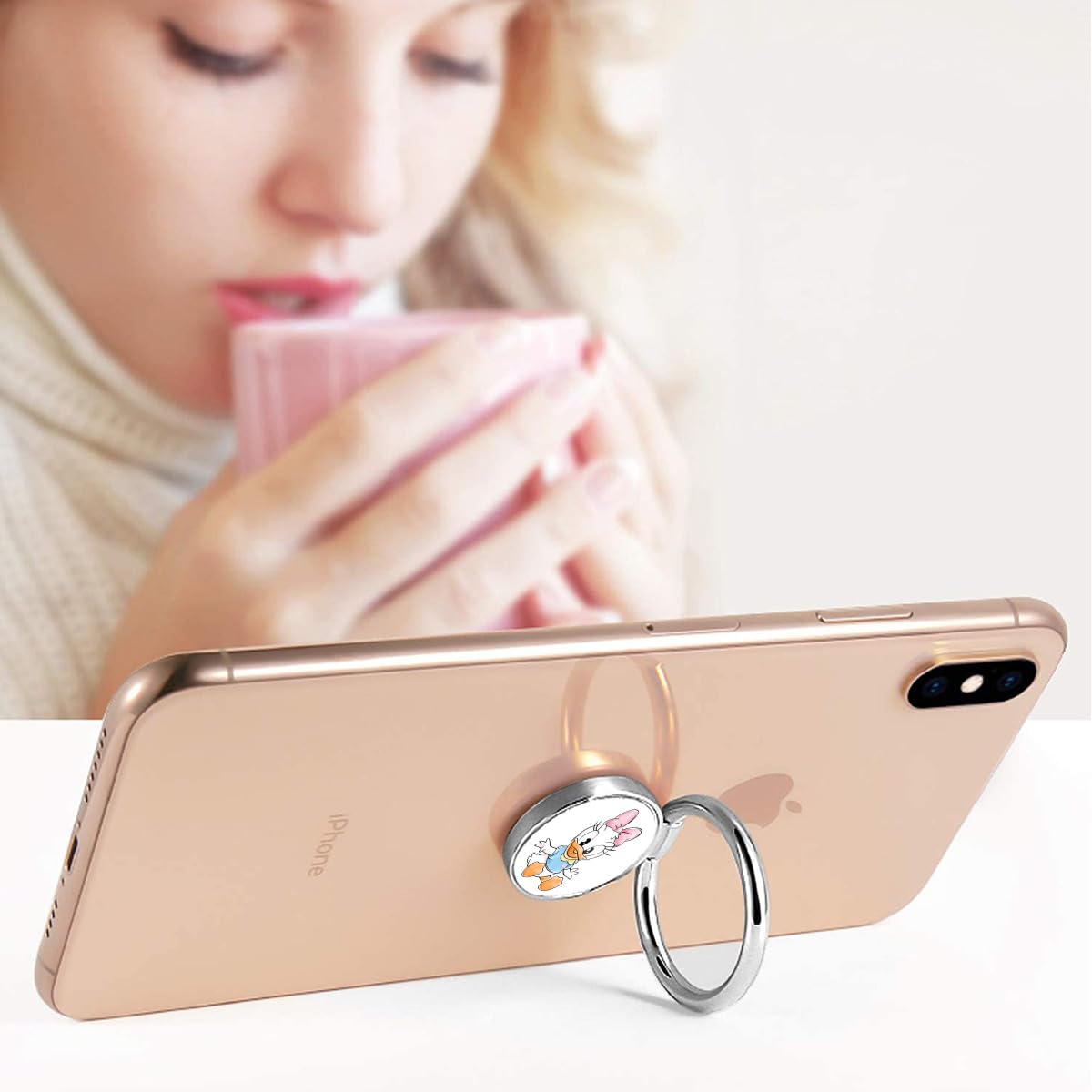 Amazon.co.jp: スマホリング デイジーダック 携帯リングホルダー