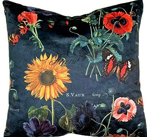 Fodera per cuscino in velluto fatta a mano con girasole 3D di lusso, piccola federa per cuscino con fiore marghera per la decorazione della casa del soggiorno della camera da letto