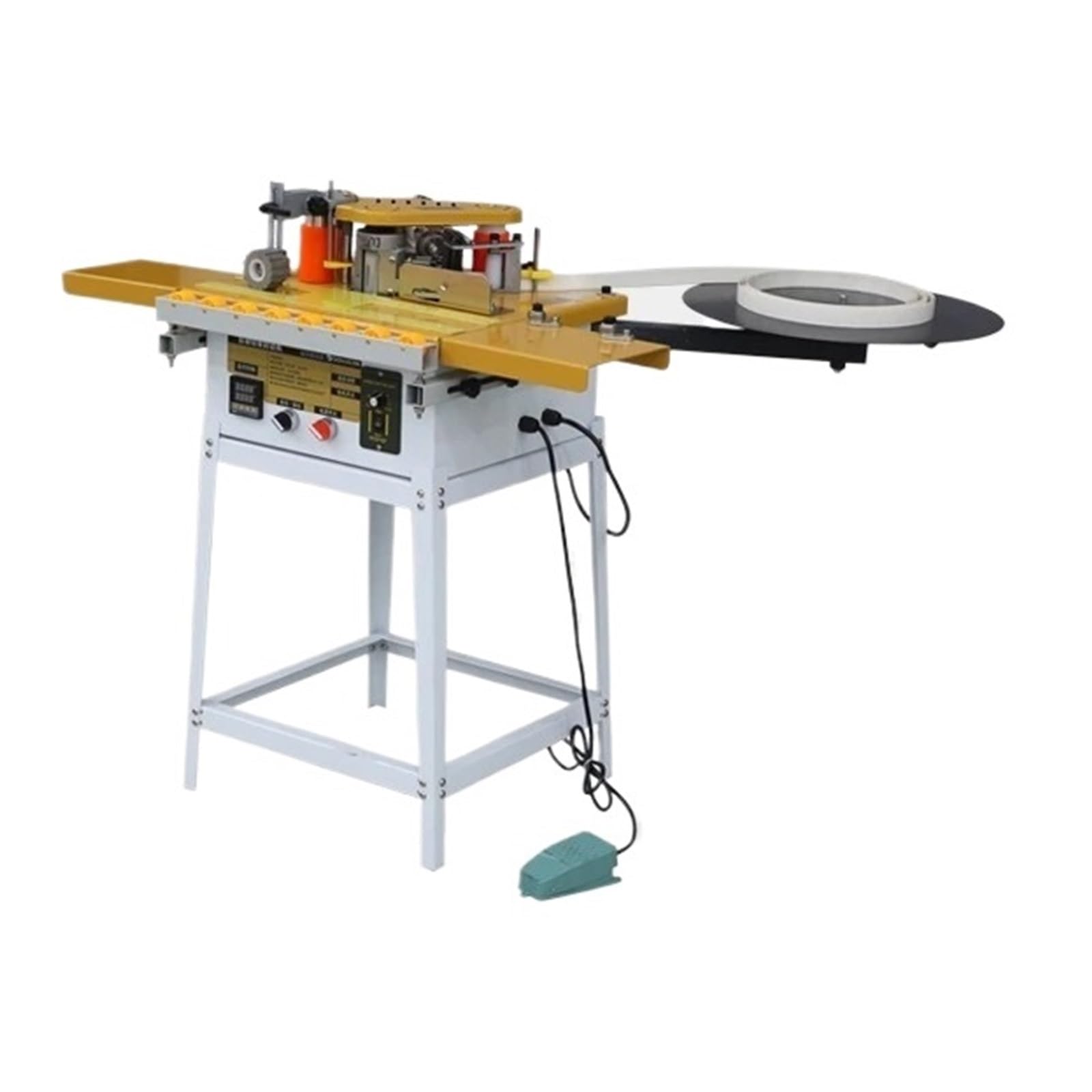 Portable Double Side Gluing Woodworking Banding Machine Edge Bander for Wood Based Panels Machinery Operates Smoothly Performs Well(Package4)