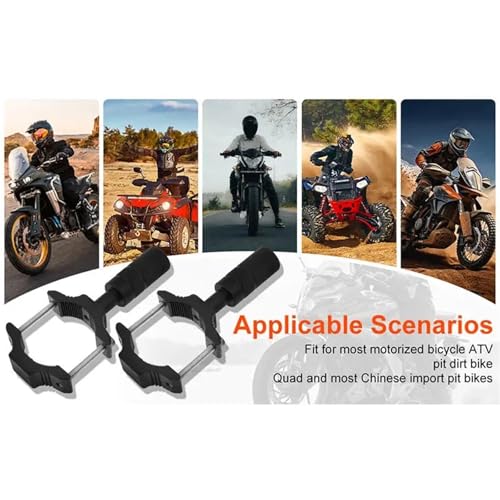 Soporte de faros para moto scooter parachoques abrazadera de luces de marcha 4