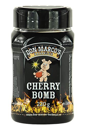 Don Marco's Barbecue Rub Cherry Bomb 220g in der Streudose, Grillgewürzmischung