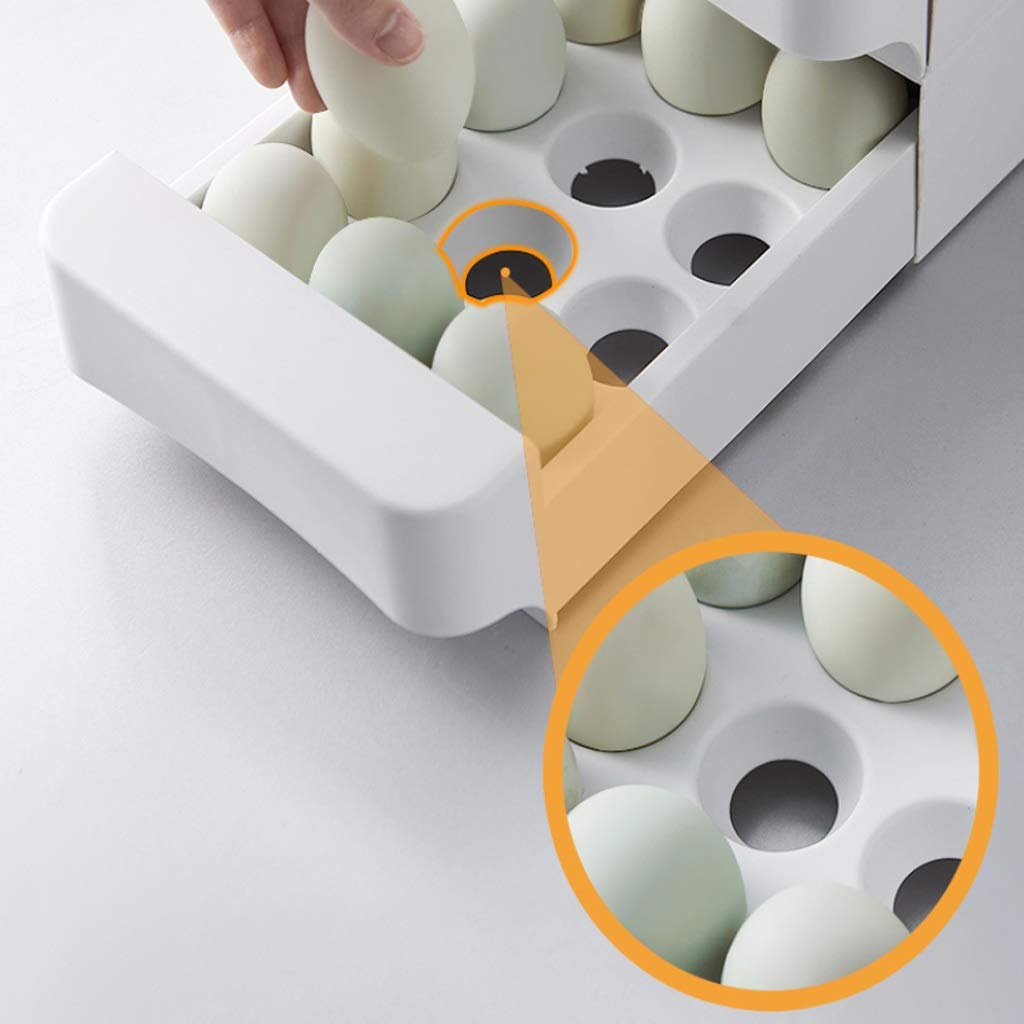Eier-Aufbewahrungsbox, Küchen-Kühlschrank-Aufbewahrungsbox, Schubladentyp, Kunststoff-Lebensmittelbox, Kühlschrank-Aufbewahrungsbox