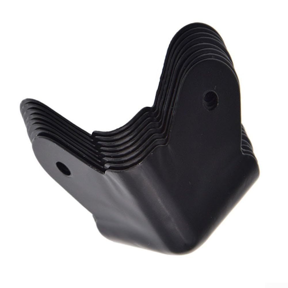 8 Piece Black Guitar Amp Speaker Corner Protectors for Cabinet Protection, As Picture Show - Image 3