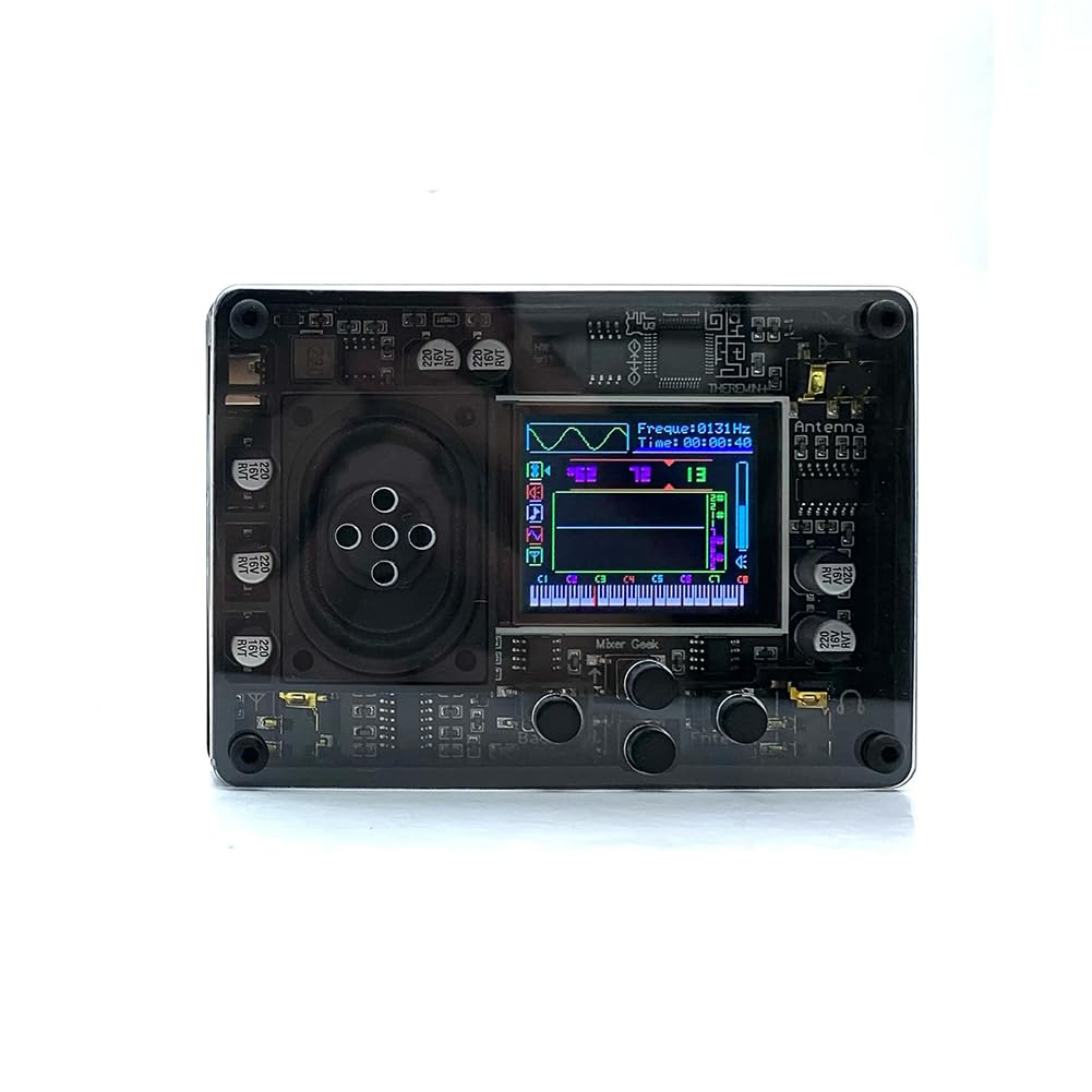 Mini Theremin Tipo C, Strumento Musicale Elettronico Creativo con Display Digitale, Sintetizzatore Elettronico con 70 Voci 20 Effetti Strumento