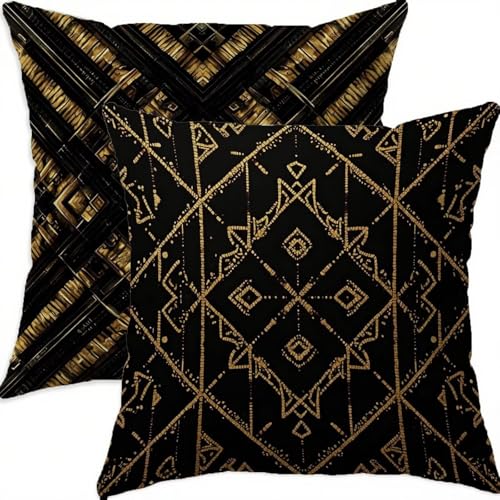 Housse coussin 65x65cm imperméable double face avec zip - 2