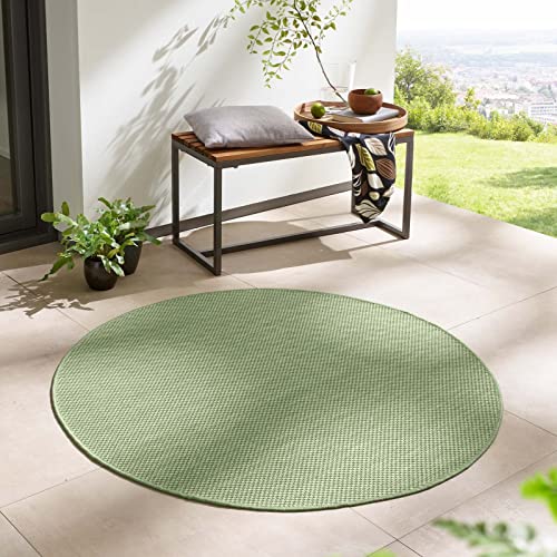 Taracarpet In- & Outdoor Teppich Wetterfest Wohnzimmer Balkon Küchenteppich Flachgewebe sisaloptik...