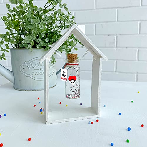 Kseniya Revta Cute Anniversary Present For Girlfriend or Boyfriend, Unique Game-Inspired Romantic Bottle, Anniversary Love Wish Jar (White Frame, My Best Catch) - Image 4