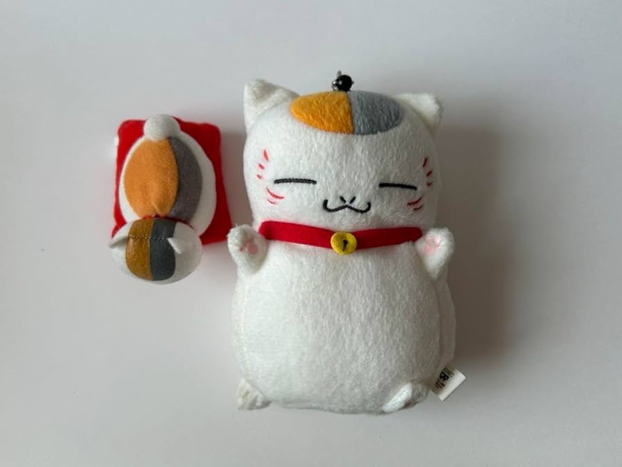 Amazon.co.jp: 夏目友人帳 ニャンコ先生 ぬいぐるみ パスケース