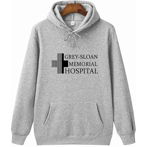 Grey's Anatomy Hoodies Grey-Sloan Memorial Hospital Pullover Hoodie Meredith Grey Derek Shepherd Hooded Sweatshirt for Women Men Cover