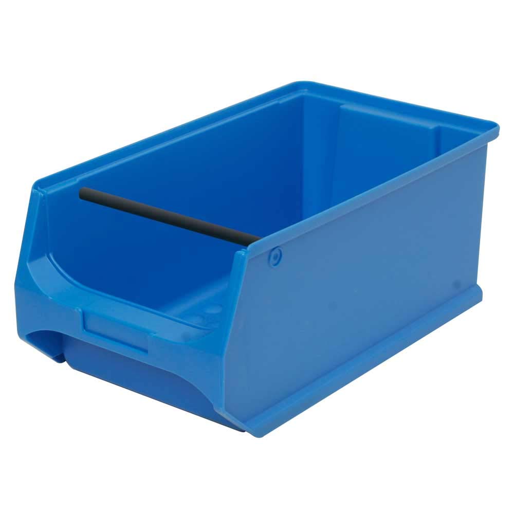 BRB Lot de 30 boîtes empilables transparentes de qualité industrielle, 3 tailles, 10 x LB5 jaune, 10 x LB4 rouge, 10 x LB3T bleu
