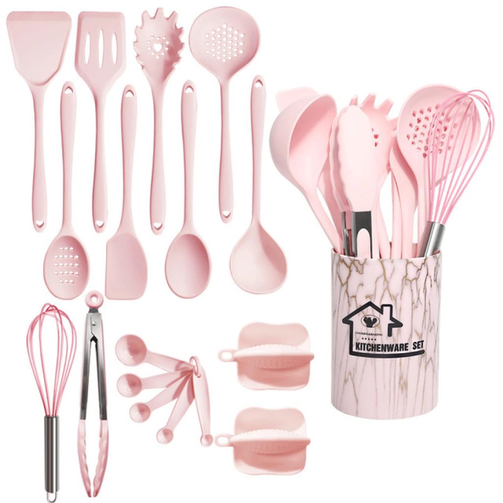 Löffel, Spatel, Schneebesen, Zange, Küchenutensilien, Gadgets, Werkzeug-Set, hitzebeständige Antihaft-Löffel zum Kochen von Gourmet-Essen