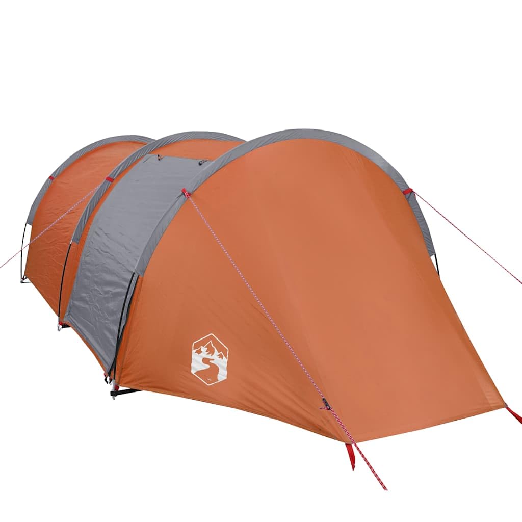 Genérico Tienda de campaña con túnel para 4 Personas Impermeable Naranja,Deportes,Actividades al Aire Libre,Camping y Senderismo,Tiendas de campaña-94396
