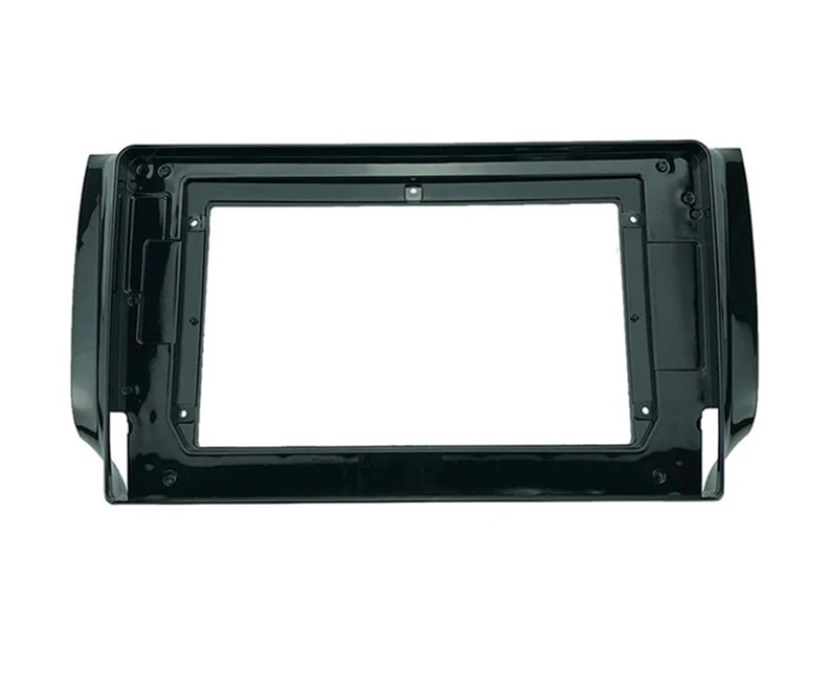 zaślepki radia Pasuje do Nissan Sentra Sylphy 2012-2019 Panel stereo instalacja deski rozdzielczej zestaw przycinania ramka DVD Bezel wykończeniowa radia samochodowego(Frame-BLACK-UV)