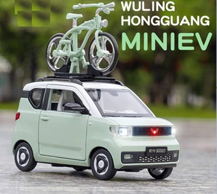 Image of Invite Enterprise DC Cycle 124 1:24 for W-LHG Mini EV Alloy Diecast Model Vehicle Sound Light Gift Collection Lovely 1:16 Scale 4WD Simulation LED Truck Decoration 【Colors as Per Stock】