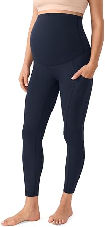 MOMANDA Maternity Leggings for Women 25"