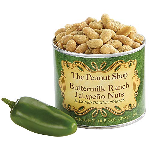 The Peanut Shop of Williamsburg Seasoned Virginia Peanuts Buttermilk Ranch Jalapeno