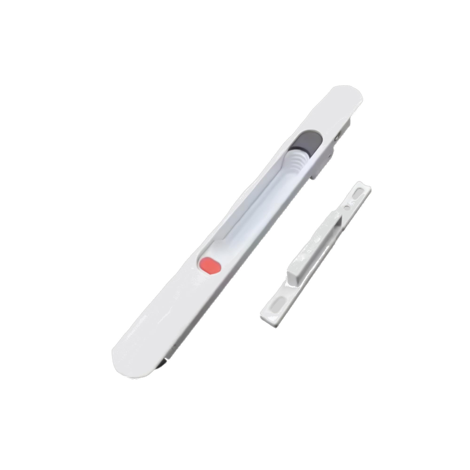 First Lot Aluminium Alloy Concealed Sliding Window Latch Lock for Euro Series Aluminium Domal and uPVC Sliding Door & Windows. (1 Pieces, White)