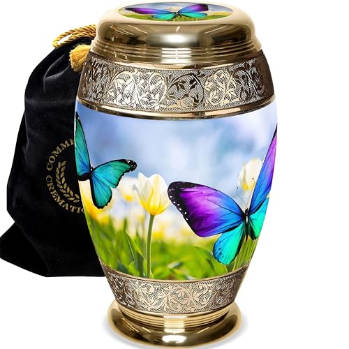 Image of Wild Butterfly Cremation Urns for Human Ashes Adult Female Urns for Ashes