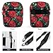 Personalized Small Crossbody Bag Water Resistant Messenger Bags Mini Red Rose Romantic Printing SlingBag For Men Women