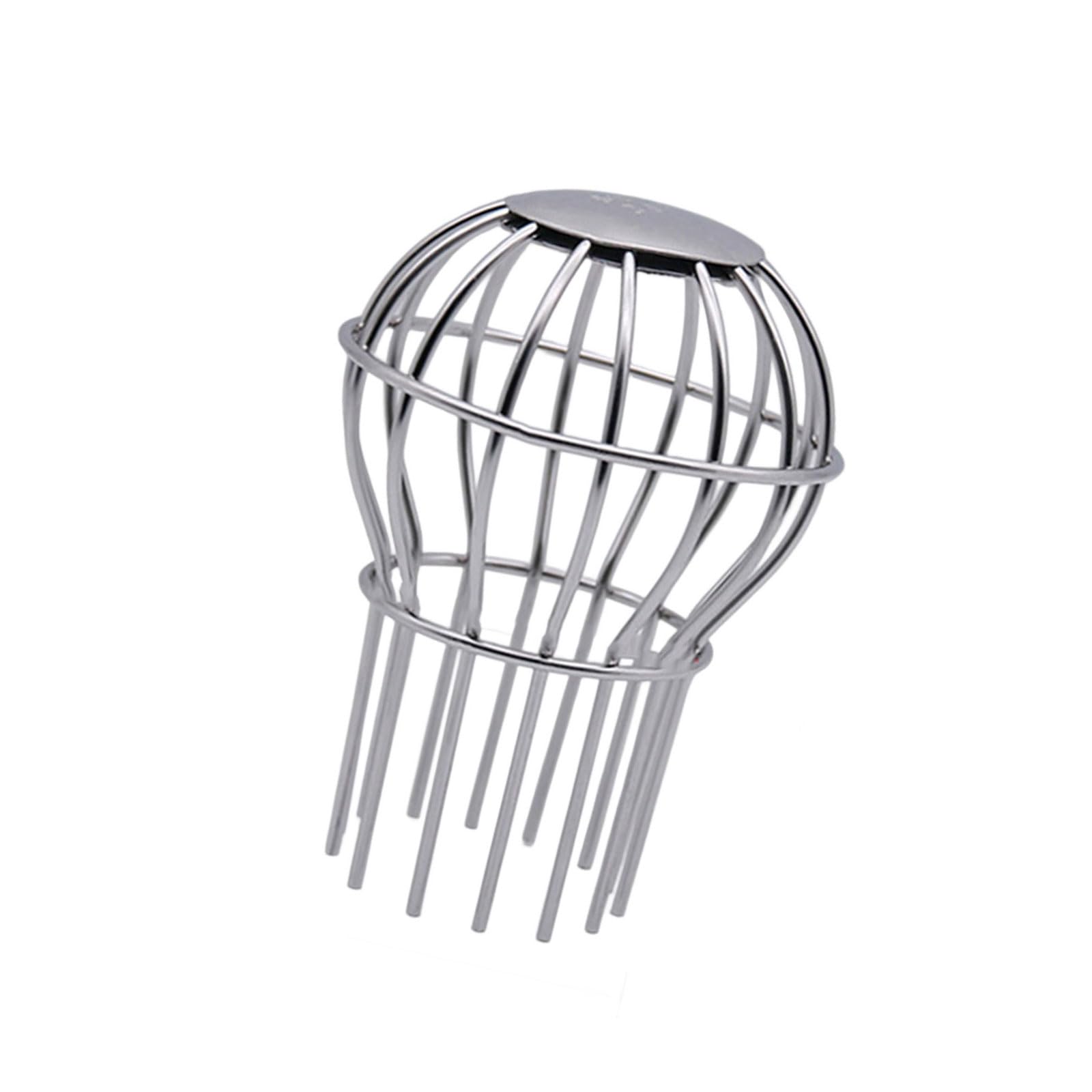 Upgraded Spherical Guards Drain Cover Steel Anti Clogging Design Drain Grate for Roof Balcony Easy Installation Upgraded Stainless Steel Spherical Cover