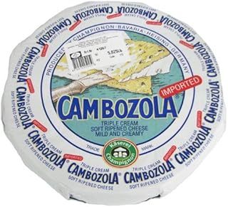Cambozola Triple Cream Blue Veined Cheese 5 Pound Wheel (2 pack)