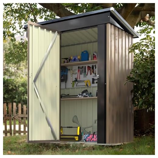 Best garden sheds brisbane Devoko Lockable Metal Garden Shed