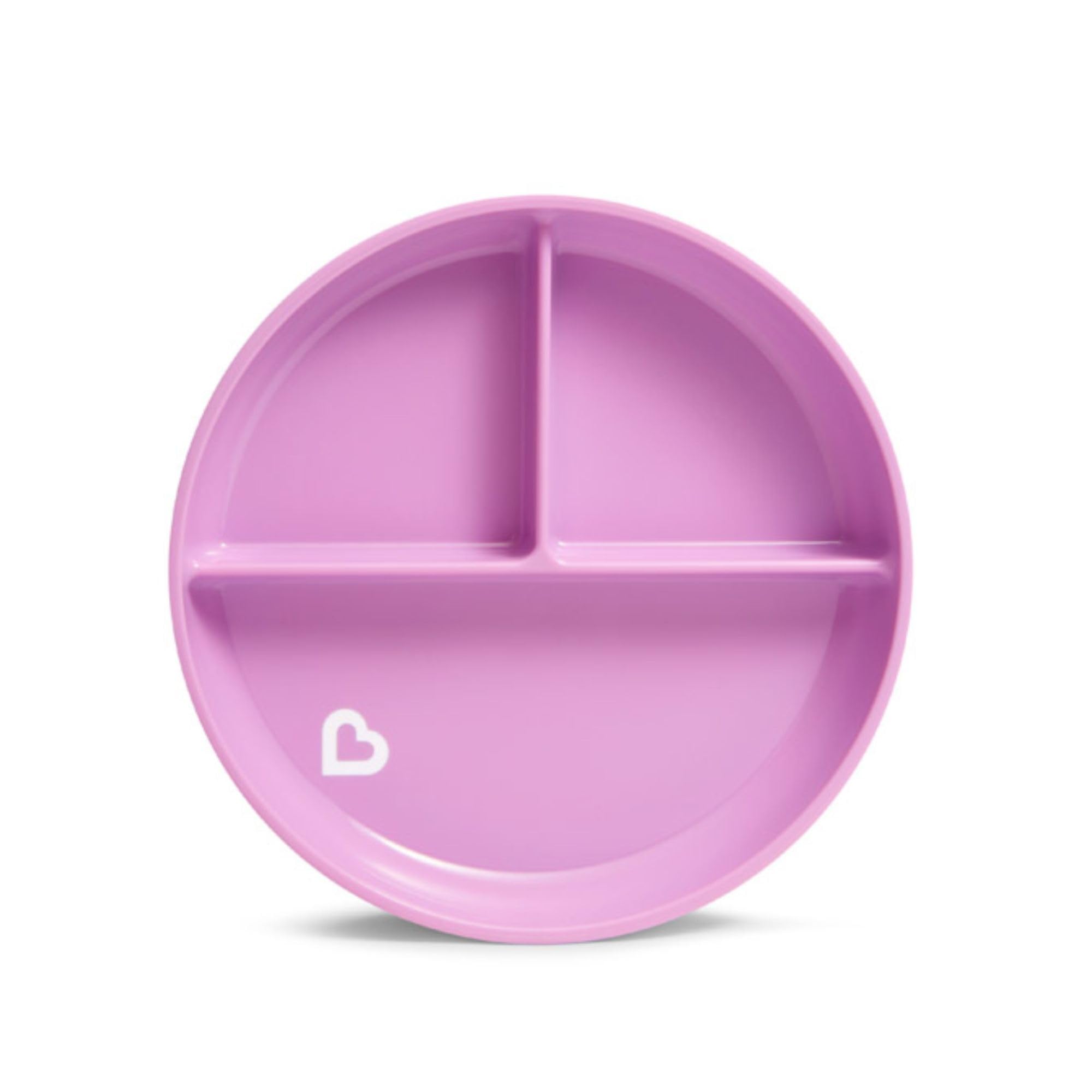 Munchkin Stay Put Suction Plate, Suction Base, Spill Control, Divider Plate, Colorful, Easy to use, Safe, deep for Little Hands (Purple, Pack of 1)-image-42