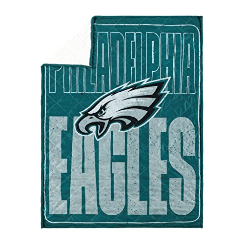 Philadelphia Eagles NFL Big Game Sherpa Lined Throw