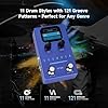 VROOMOTO FLAMMA Drum Machine Guitar Effect Pedal 121 Drum Grooves 11 Styles Rhythm Pedal 66 Customizable Slots Rhythmic Guitar Effects Pedal for Live Studio Performance (UK Plug) #2