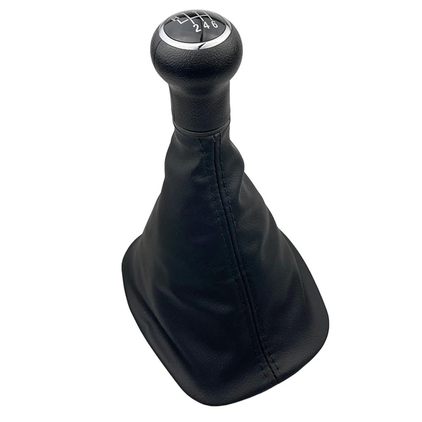 XZCVTYW Car Lever Gear Shift Knob 5 6 Speed for Passat B5 B5.5 1996 1997 1998 2000 2001 2002 2003 2004 2005 Car Gear Shift Knob Gaitor Accessories(6 Speed Sliver)