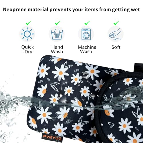 Image of Neoprene Phone Sleeve Pouch Case Bag for Men Women w /Crossbody Strap /Neck Lanyard for iPhone 17 /16 /15 /14 Pro Max, Samsung S25,Pixel 10