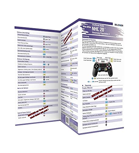 NHL 20 - Die komplette Spielsteuerung groß auf einen Blick!: Für PS4