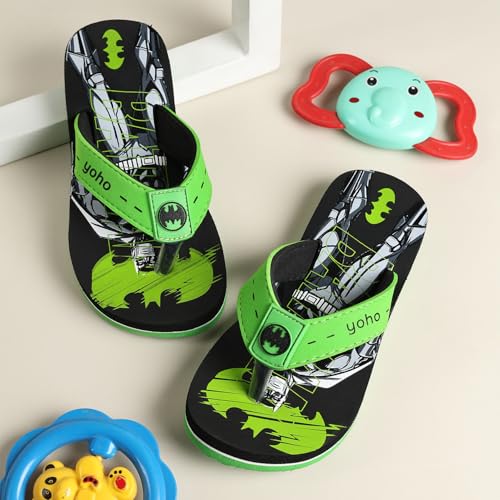 Image of YOHO Slippers for Toddlers | Comfortable and Lightweight Kids FlipFlop|WB Cartoon & Comic Characters: Batman, Superman, PPG, Tom & Jerry, Scooby Do and We Bare Bears Footwear for Girls & Boys