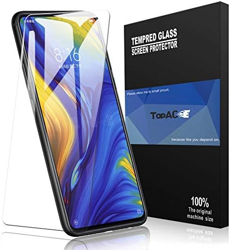Xiaomi Mi Max 3 Screen Protector, TopACE 9H Hardness [Case Friendly][Anti-Scratch][Bubble Free] Tempered Glass for Xiaomi Mi Max 3 (2 Pack)