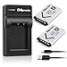 OAproda 2 Pack NP-BX1 Battery(1700mAH) and Ultra Slim USB Charger for Sony NP-BX1/M8 and Cyber-Shot DSC- RX100, RX100 RII, RX1, RX1R, RX100M II, RX100 V, HX80, HX300, HX400, HX50V, HX90V, WX300, WX350