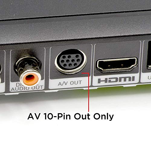 Computer Accessories Direc Tv 10 Pin Composite Video Cable Av C31 C41 C41W Client Rca A/V 10Pincompos #TOP4