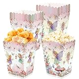 Como cajas para regalos de fiesta prácticas, estas cajas son ideales para nueces, dulces o aperitivos fritos – su encantador motivo de hadas y setas añade un toque festivo a cualquier mesa de postres