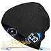 HIGHEVER Bluetooth Beanie hat, Wireless Bluetooth Hat Fits for Sports, Gifts (Black01)