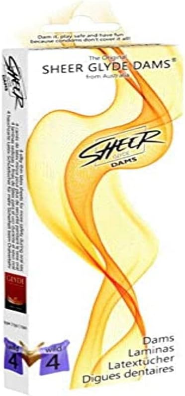 Sheer Glyde Dams Purple/Wildberry, 4's Retail Pack